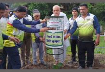 खासदार राजाभाऊ वाजे यांचे आईच्या स्मरणार्थ दशक्रिया विधी वेळी वृक्षारोपण